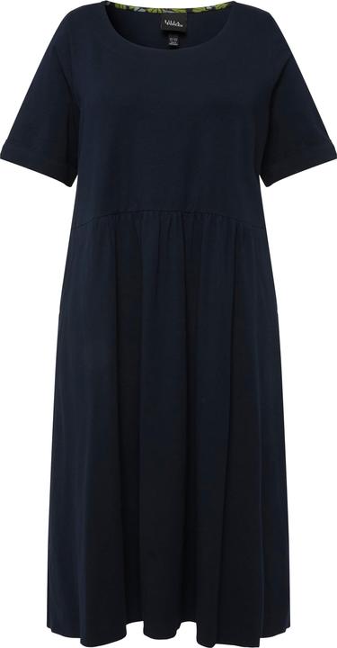 Produktbild Ulla Popken Jersey-Midikleid, A-Linie, Rundhals, Halbarm (54)