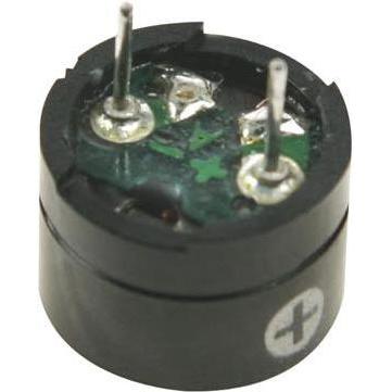 Velleman Products & Buzzers PIEZOKERAMISCHER SCHALLWANDLER 1.5Vac 2.048kHz 88dB (PRINTMONTAGE), Audio Adapter, Schwarz