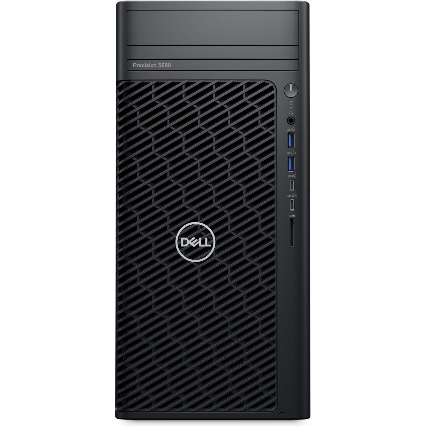 Dell Precision 3680 Tower (Intel Core i7-14700, 16 GB, 512 GB), PC, Schwarz