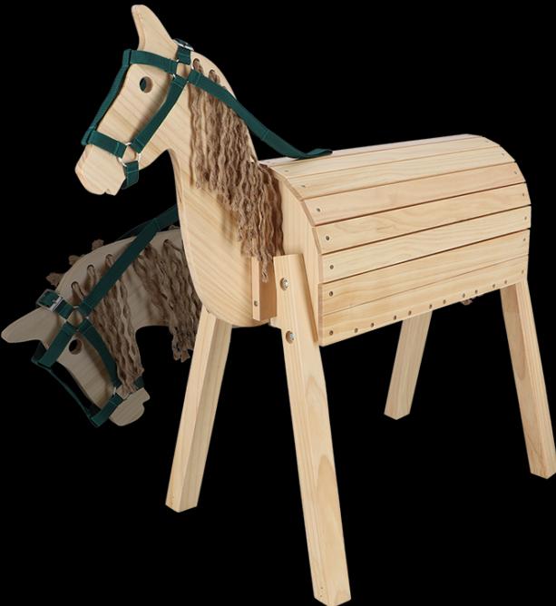 Esschert Design Holz- Gartenpferd