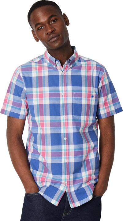 Immagine prodotto Universal Textiles Camicia Estate A Scacchi Grandi Maniche Corte Uomo (XXL)