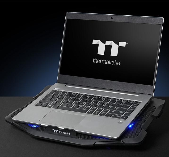 Actual product image Thermaltake Massive 12 Max notebook cooling pad (17") 2200 RPM Black