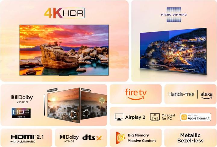 Immagine prodotto TCL 65PF650 (65", LED, 4K, 2024)