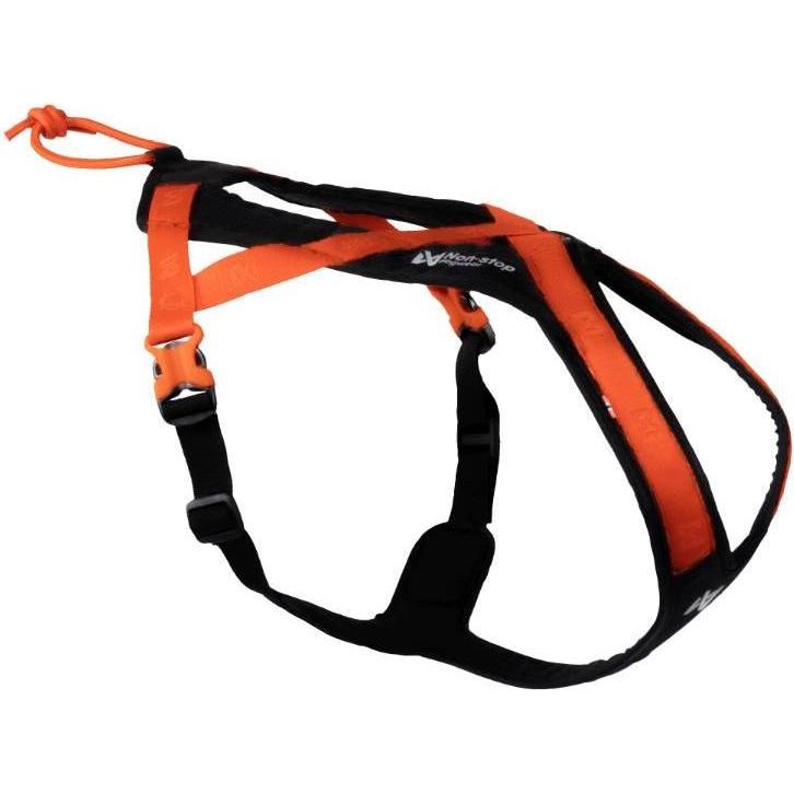 Non-Stop Dogwear Non-Stop - Harness Rush - Black/Orange - 8 (8, Hund, Hundesport), Halsband + Leine