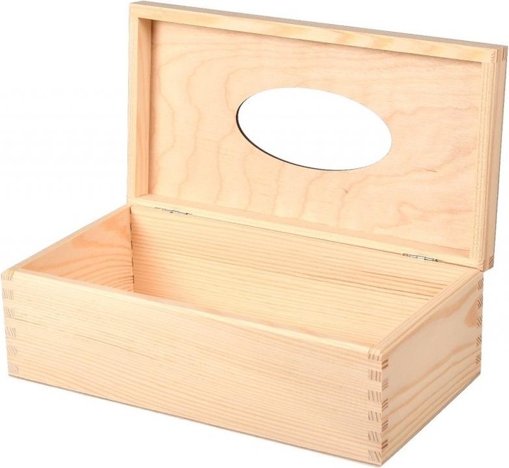 Produktbild Holzecke Taschentuch Box (25.5 x 13.5 x 9 cm)