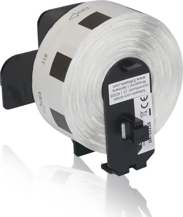 Inkadoo Compatible avec Brother DK-11218 Etiquette, blanche, compatible avec Brother P-Touch QL 1050
