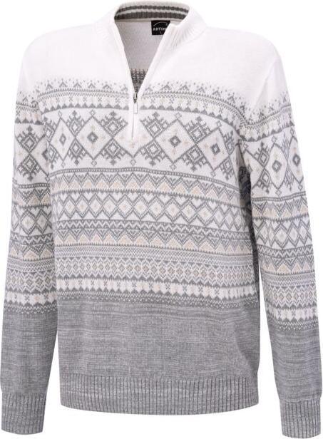 Produktbild Artime Norweger-Strickpullover mit Troyerkragen (M)