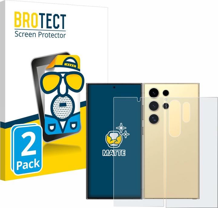 Produktbild BROTECT Entspiegelungs-Schutzfolie Displayschutz Matt (2 Stück, Samsung Galaxy S24+)