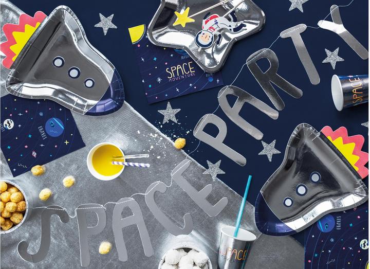 Actual product image Partydeco Paper plate rocket (6pcs) (6x)