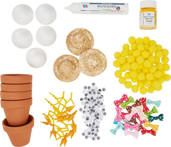 Image du produit VBS Kit de bricolage "Poussin en pot d'argile", 5 pièces