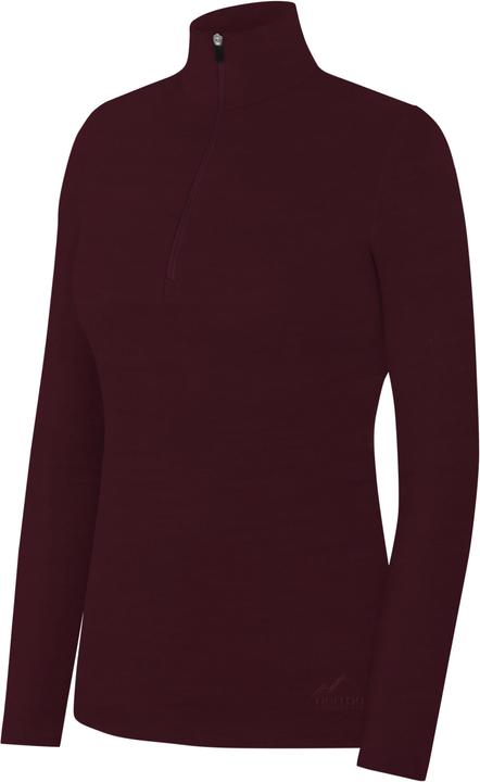 Actual product image Normani Damen Merino Langarm mit 1/4 Zipper „Launceston“ - 9669 (XS)