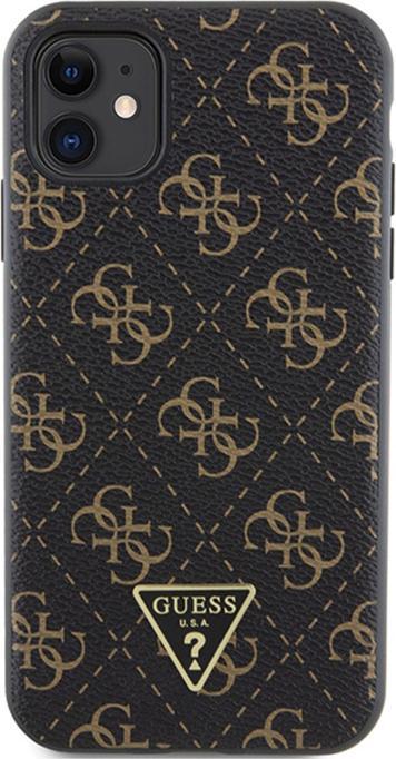 Produktbild Guess GUHCN61PG4GPK iPhone 11 / Xr 6,1" czarny/black hardcase 4G Triangle Metal Logo (Apple iPhone 11)