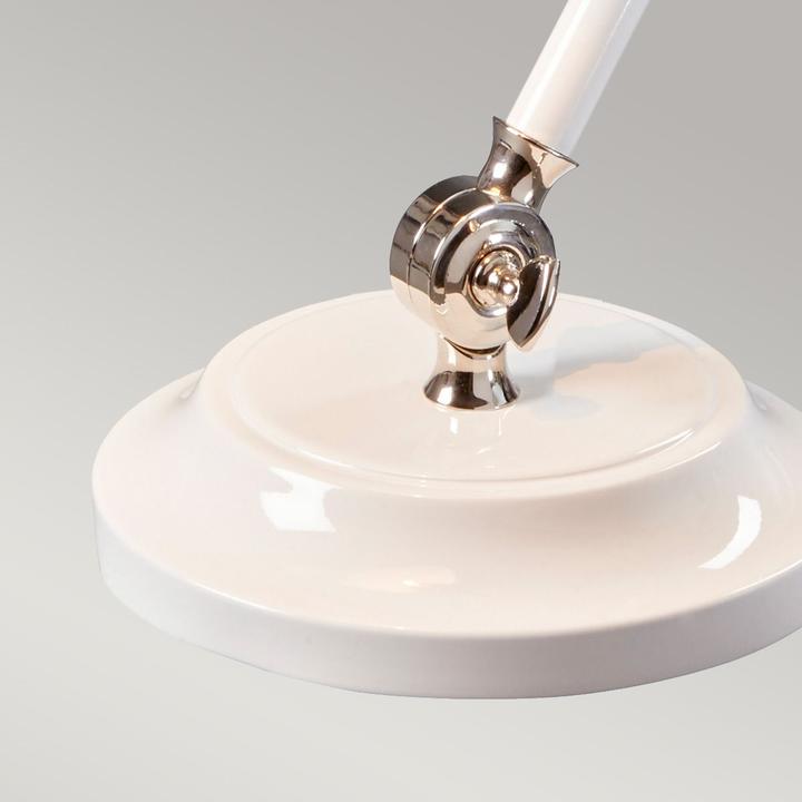 Produktbild Elstead Lighting Provence Element Tischleuchte E27 Weiss/Nickel poliert (E27)