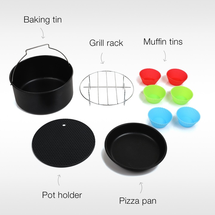 Produktbild Princess 10-teiliges Zubehör-Set für XL Heissluftfritteuse