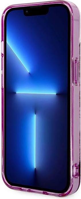 Actual product image Guess GUHCP14MHGPLHF iPhone 14 Plus 6.7" fuksja/fuschia hardcase Porcelain Collection (Apple iPhone 14 Plus)
