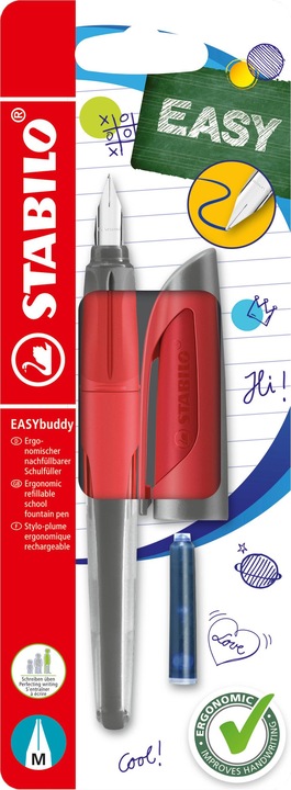 Produktbild STABILO EASYbuddy Schulfüller mit Standard-Feder (Rot, 1 x)