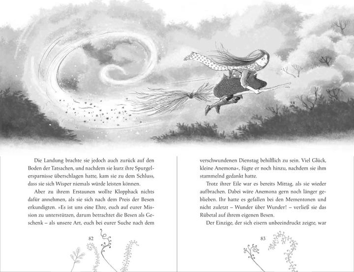 Produktbild Der Zauber von Immerda 1 – Die Suche nach dem verschwundenen Dienstag (Deutsch, Dominique Valente, Jessika Komina, Sandra Knuffinke, Sarah Warburton, 2020)