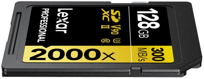 Produktbild Lexar Professional 2000x (128 GB, SDHC, U3, UHS-II)