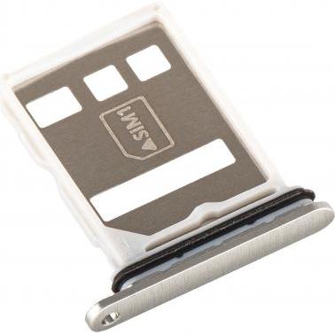 Huawei SIM Tray fur Pura 80 Pro, Glazed White, Pezzi di ricambio per dispositivi mobili