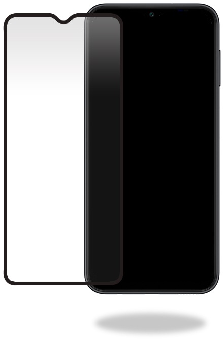 Actual product image Mobilize Black frame glass (1 Piece, Samsung Galaxy A14 5G)