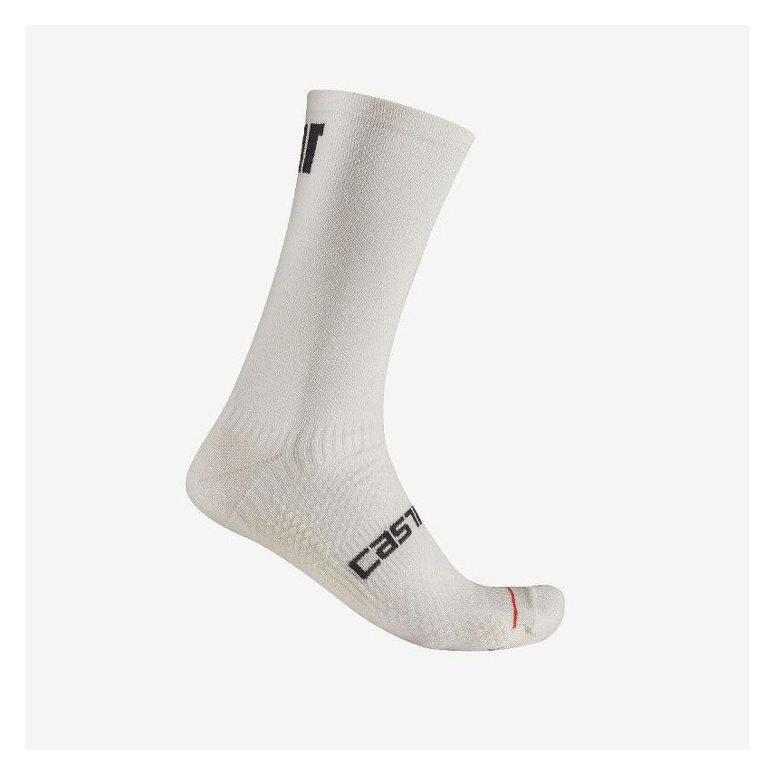 Castelli, Herren, Sportsocken, Como 20 Thermal Sock (M/L), Weiss