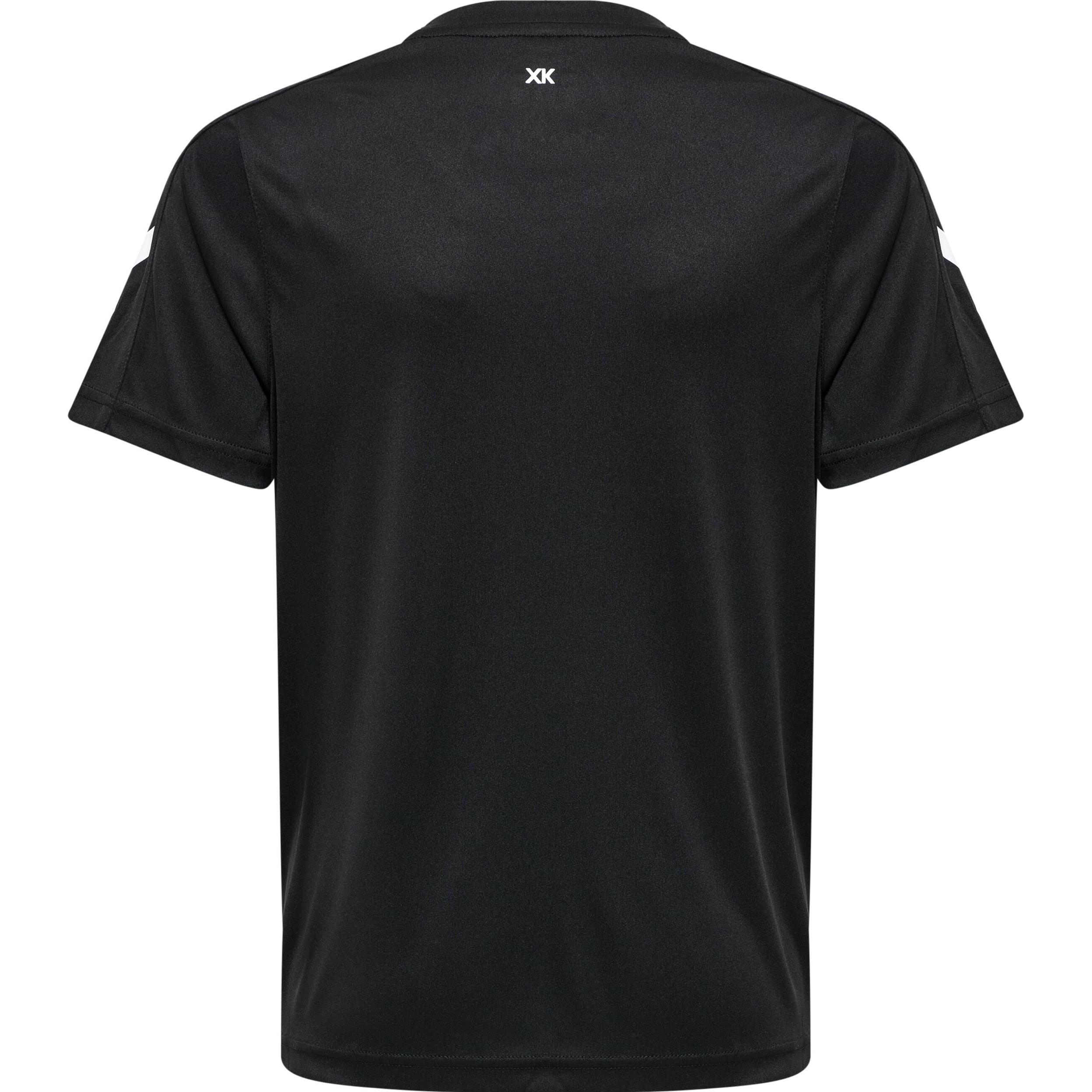 Thumbnail - hummel, Unisex, Sportshirt, Core Xk Poly Jersey S/S Kids (164), Schwarz, 164