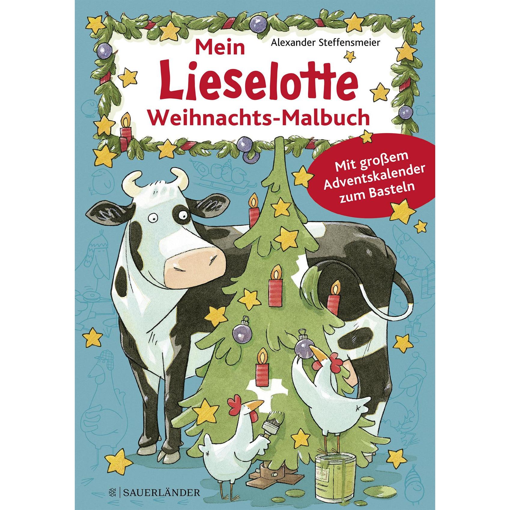 S. Fischer Publishing Mein Lieselotte Weihnachts-Malbuch