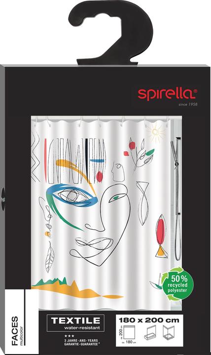 Produktbild spirella Faces (180 x 200 cm)
