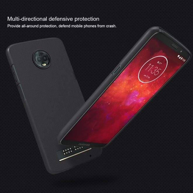 Actual product image Nillkin Super Frosted Shield Series (Motorola Moto Z3 Play)