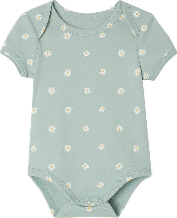 Actual product image Vertbaudet Bio-Kollektion: 3er-Pack Baby Schlupfbodys mit kurzen Ärmeln (56)