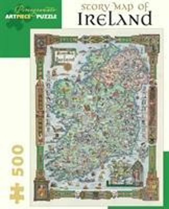 Actual product image Story Map Of Ireland 500 Piece Jigsaw (500 pieces)