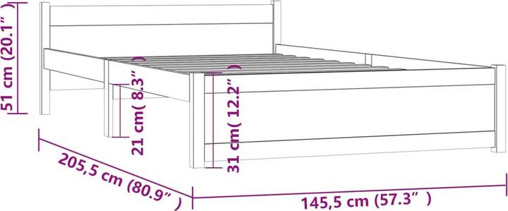 Actual product image VidaXL Camala (140 x 200)