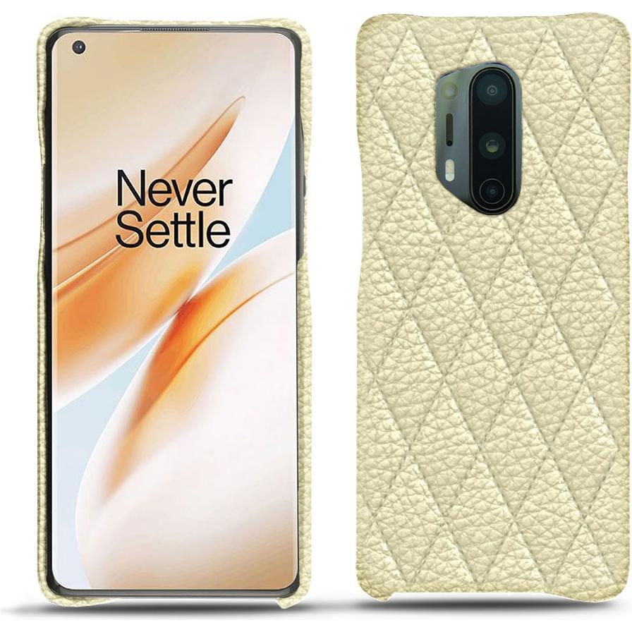 Noreve Lederschutzhülle (OnePlus 8 Pro), Smartphone Hülle, Weiss