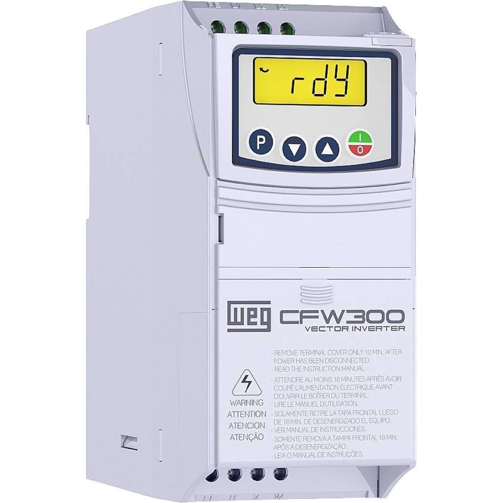 Thumbnail - Weg, Frequenzumrichter, Frequenzumrichter CFW300A 03P5 T4 1.5kW 3phasig 380 V, 480V