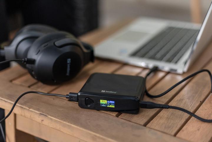 Produktbild Sandberg Travel Powerbank 20000 PD100W (20000 mAh, 100 W, 74 Wh)
