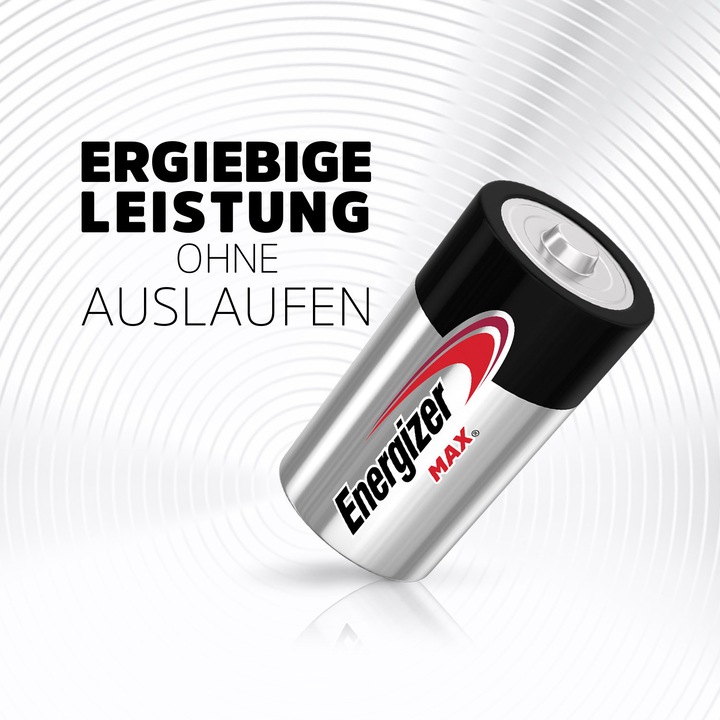 Image du produit Energizer Max Alcaline (2 pcs, C, 8000 mAh)