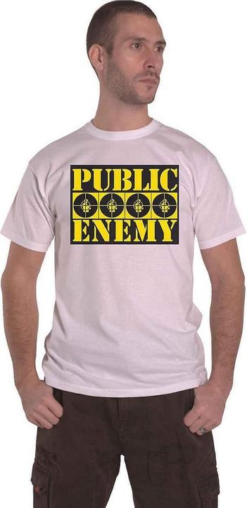 Produktbild Public Enemy TShirt mit Logo aus Baumwolle Erwachsene (S)