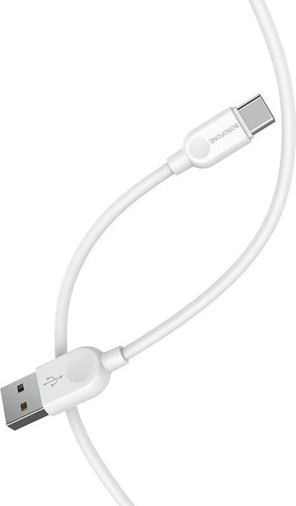 Immagine prodotto Borofone Kabel BX14 LinkJet - USB auf Typ C - 3A 1 Meter Weiss (1 m)