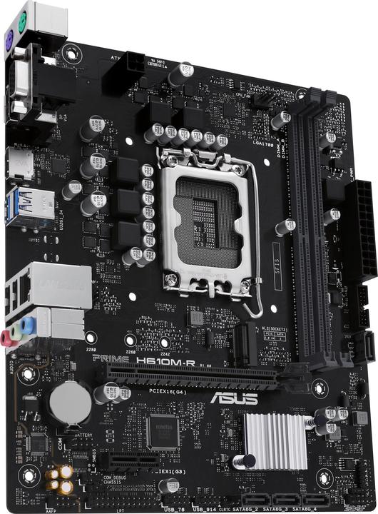 Actual product image ASUS PRIME H610M-R SI (1700) (D) (LGA 1700, Intel H610, mATX)