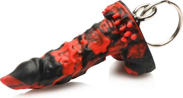 Frisky Feuer Dämon Silikon Schlüsselanhänger