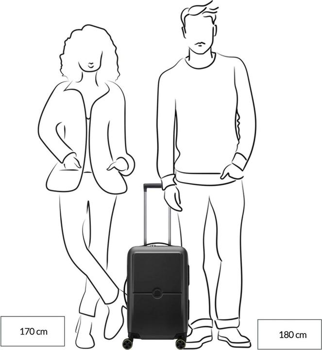 Actual product image Delsey Turenne 2.0 4 wheels cabin trolley 56 cm (36 l)