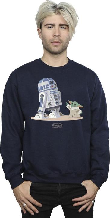 Immagine prodotto Star Wars The Mandalorian R2D2 And Grogu Felpa Uomo (M)