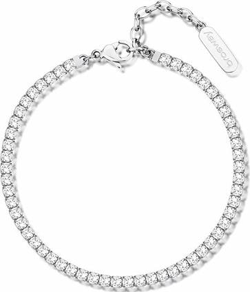 Produktbild Brosway Dazzling steel bracelet with clear zircons Desideri BEI080