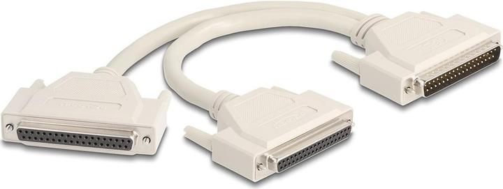 Actual product image Delock Adapter Y-cable splitter D-Sub 37 pin plug to 2 x