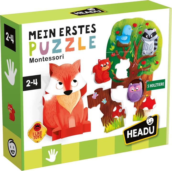 Produktbild Headup Games Headu - Mein erstes Puzzle Montessori (6 Teile)