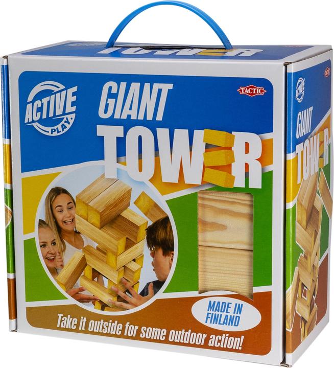 Tactic Holz XL Stapelturm (Deutsch, Englisch, Französisch, 2 - 6 Spieler)