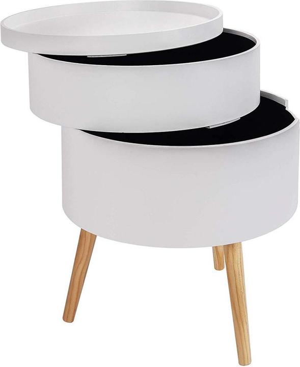 Actual product image Woltu Side table with storage space (38 x 38 x 49 cm)