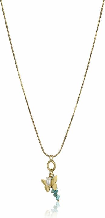 Emily Westwood Delicate gold-plated necklace with bow tie EWN23046G