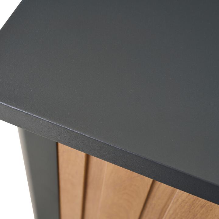 Produktbild Siena Garden SABANO Kissenbox 135x59x75cm Alu, matt-anthrazit, HT woodlook