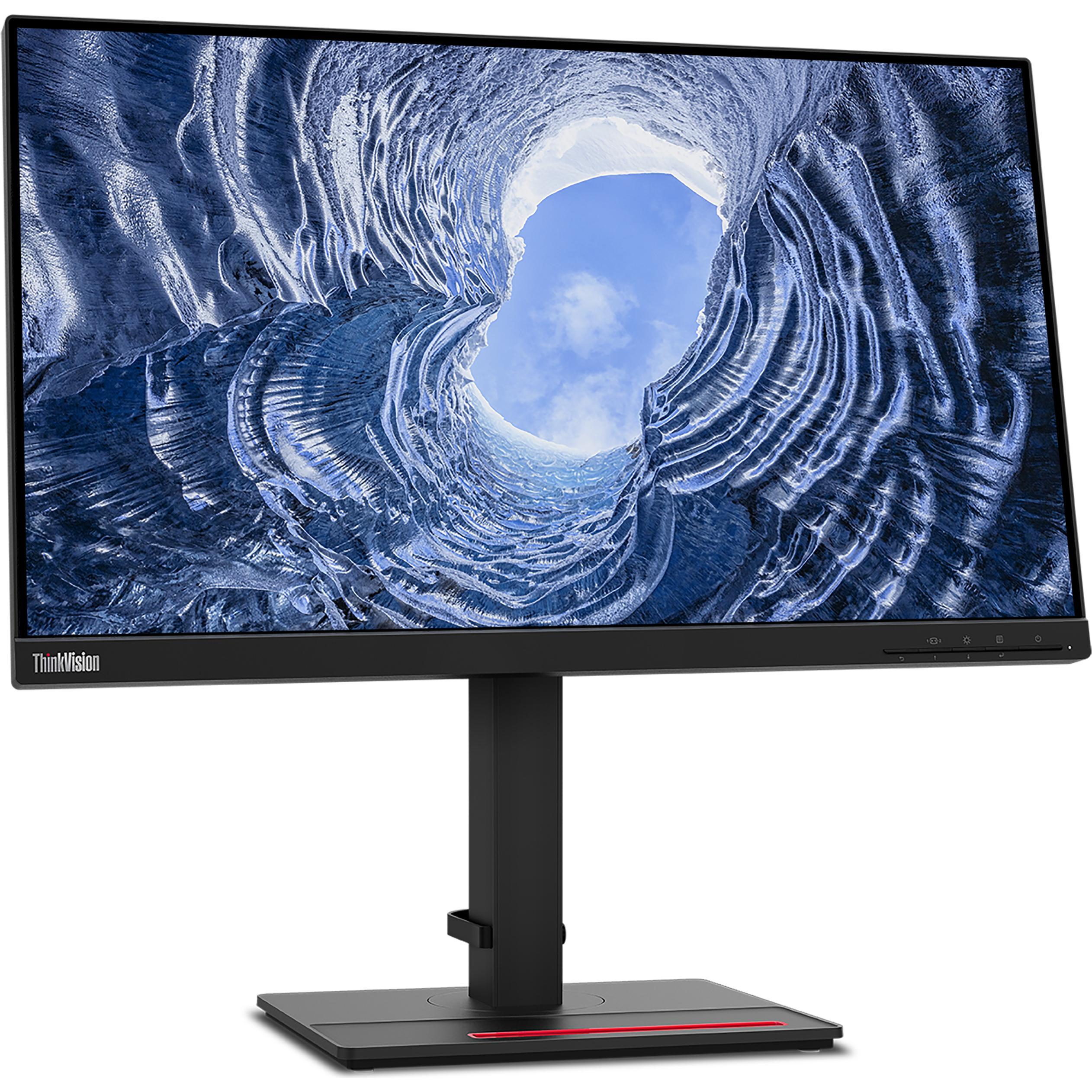 Lenovo ThinkVision T24i-2L (1920 x 1080 Pixel, 24"), Monitor, Schwarz